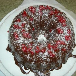 Chocolate Cherry Truffle Cake recipe