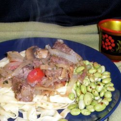 Beef Stroganoff:  Easy and Natural recipe