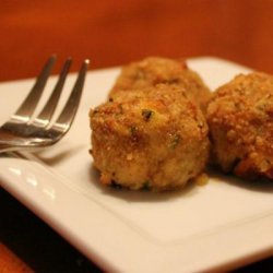 Cheesy Artichoke Chicken Balls recipe