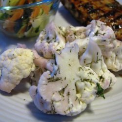Cauliflower Marinated with Garlic etc. recipe