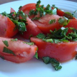 Garlicky Tomato Salad recipe