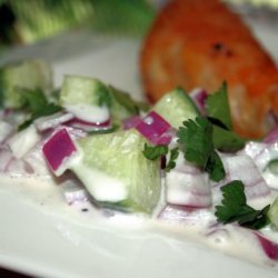 Sweet Cucumber and Red Onion Salad recipe