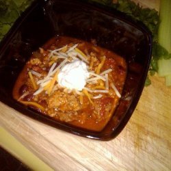 Curt's Five Alarm Touchdown Chili Con Carne With Beans recipe