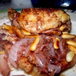 Mussakhan (Baked Chicken on Bread) Middle East, Palestine recipe