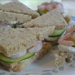 Cucumber Shrimp Tea Sandwiches recipe