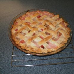 Rhubarb Pie II recipe