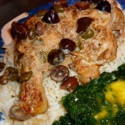 Chicken With Capers and Italian Olives recipe