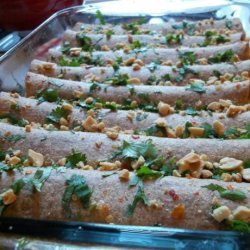 Thai Chicken Enchiladas from Homesweeteats.com recipe