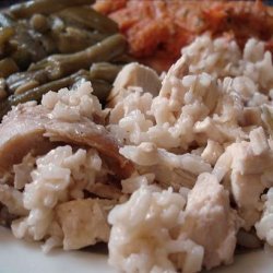 Easy Luncheon Chicken and Rice Casserole recipe