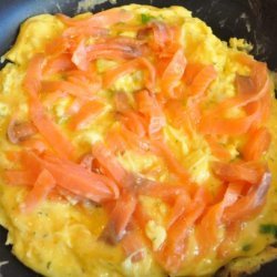 Creamy Scrambled Eggs With Dill and Smoked Salmon recipe