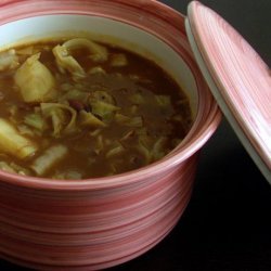 Sausage, Bean and Cabbage Soup recipe
