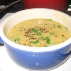 Red Lentil Soup With Lime and Cilantro recipe