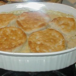 Biscuit Topped Chicken Pot Pie recipe