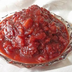 Spicy Cherry and Apple Chutney recipe