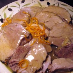 Orange Herbed Pork Roast for the Crock Pot! recipe