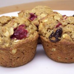 Oatmeal Cranberry Applesauce Muffins recipe