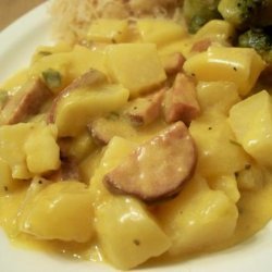 Cheesy Sausage and Potatoes recipe