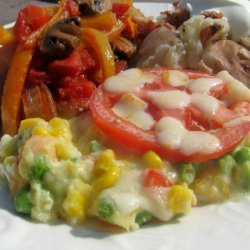 Colorful Corn & Veggie Casserole recipe