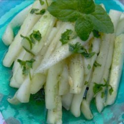 Cucumbers With Mint Vinaigrette recipe
