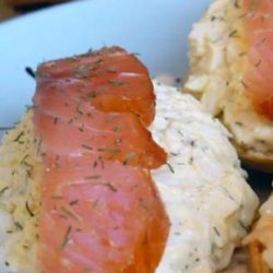 Smoked Salmon and Egg Salad Tartines recipe