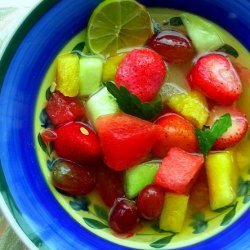 Fruit Salad With Pepper (Yes Pepper) Dressing recipe