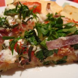 Herb and Goat Cheese Pizza recipe