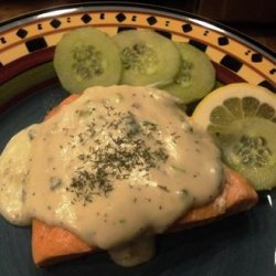 Simply Elegant Salmon in Champagne Sauce With Fresh Dill recipe