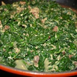 Yummy Cooked Spinach recipe