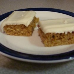 Frosted Pumpkin Bars recipe