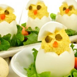Easter Deviled Eggs recipe