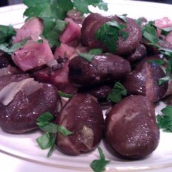 Habas Con Jamón (Broad Beans With Ham) - Spain recipe