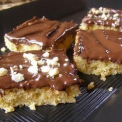 Quick, Easy Oatmeal Bars With Chocolate Topping recipe