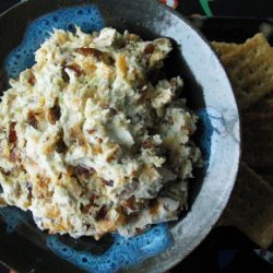 Zesty/Peppery/Sweet-Blue Cheese and Date Spread -- or Balls! recipe