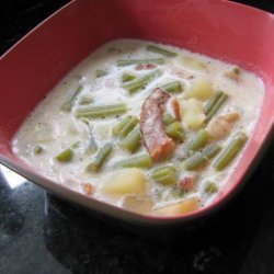 Green Bean Soup - Bou'neschlupp recipe