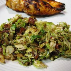 Shaved Brussels Sprouts With Pancetta recipe