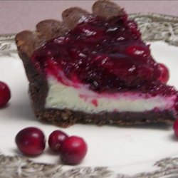 Almond Tart With Cranberry Topping recipe