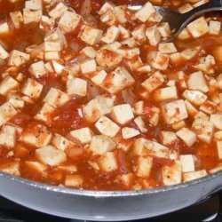 Tofu With Tomatoes and Coriander recipe