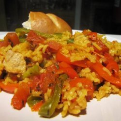 Spanish Rice With Peppers recipe