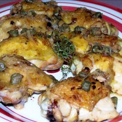Pan Roasted Chicken With Mustard and Sherry recipe