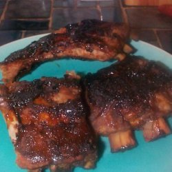 Smoked Barbecue Ribs recipe