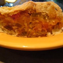 Rhubarb Apple Pie recipe