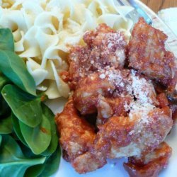Boneless Buffalo Chicken With Garlic & Parmesan recipe