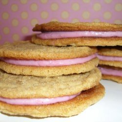Raspberry Cream Sandwich Cookies recipe