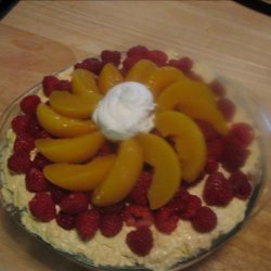 Raspberry and Peach Trifle recipe