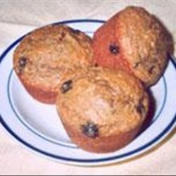 Blueberry (or Raisin) Bran Muffins recipe