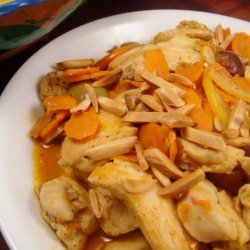 Chicken With Carrots and Olives recipe