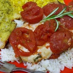 Rosemary Tomato Chicken With Rice recipe