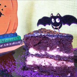 Dark Creepy Gory Chocolate Cake recipe