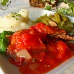 Cube Steaks With Fresh Tomato Sauce recipe