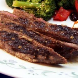 Flank Steak With Lemon Shallot Marinade recipe